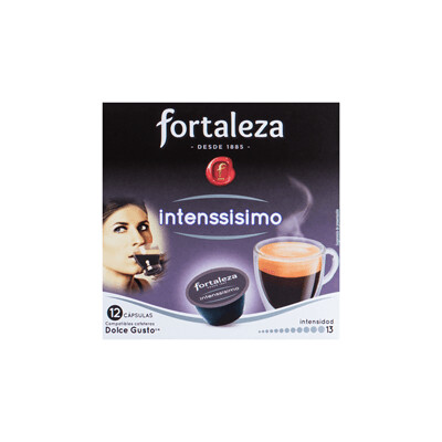 Café intenssisimo FORTALEZA cápsula dolce gusto 12 cápsulas