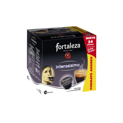 Café intensissimo FORTALEZA 24 cápsulas