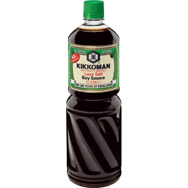 Salsa soja KIKKOMAN 43% menos de sal 1L