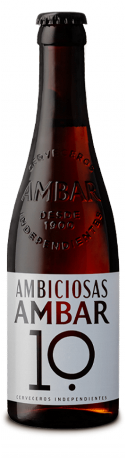 Cerveza AMBICIOSAS AMBAR 10 33cl