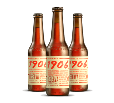 Pack 6 x 33cl cerveza 1906 reserva especial
