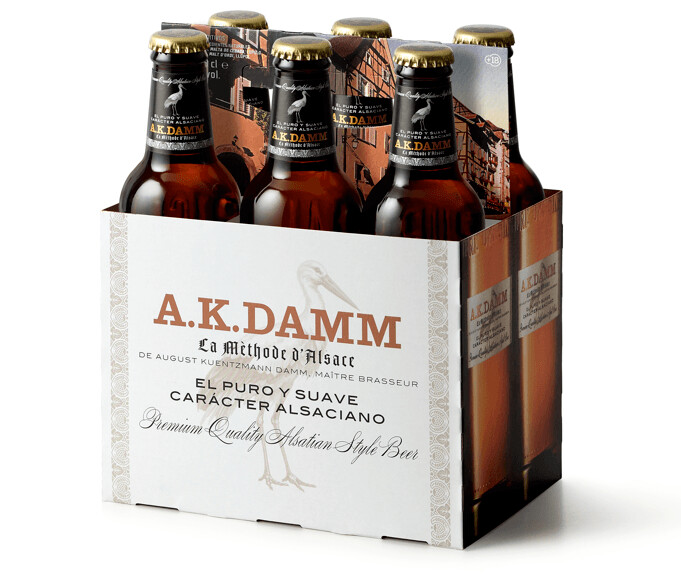 Cerveza A.K. DAMM 33 cl