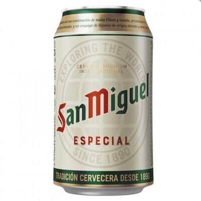 cerveza SAN MIGUEL especial lata 33 cl
