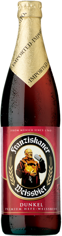 FRANZISKANER weissbier dunkel cerveza bot 50 cl
