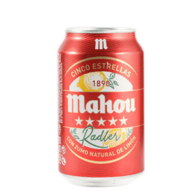 MAHOU cerveza RADLER 33 cl