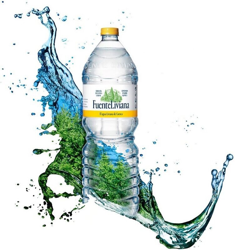 Agua fuente liviana pack 6x2L 