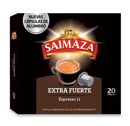 Cafe SAIMAZA extra fuerte 20 cápsulas
