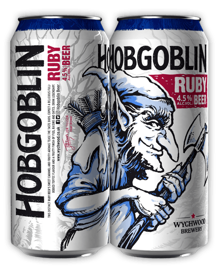 cerveza Hobgoblin Wychwood ruby lata 500 ml