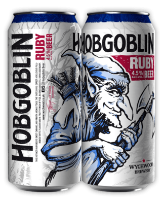 cerveza Hobgoblin Wychwood ruby lata 500 ml