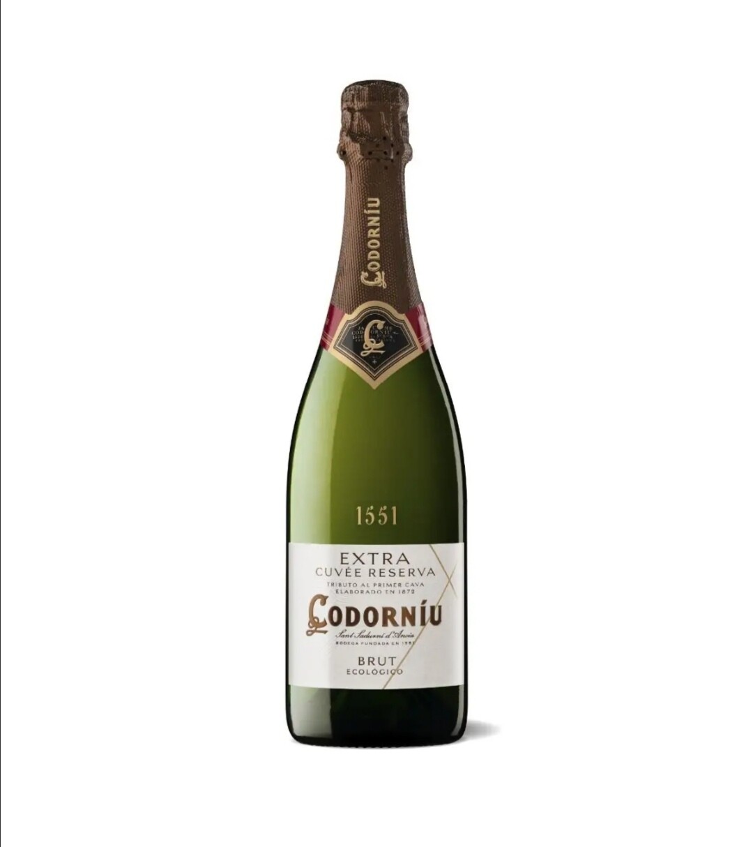 CODORNIU cava extra brut ecológico 75 cl