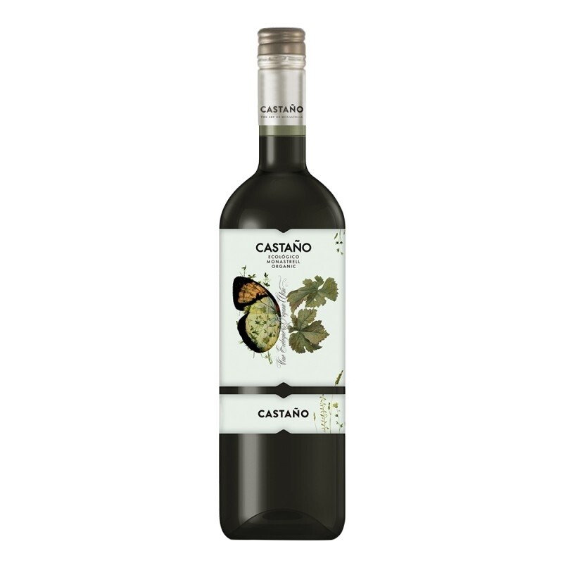 Vino tinto CASTAÑO MONASTRELL ecológico 75 cl