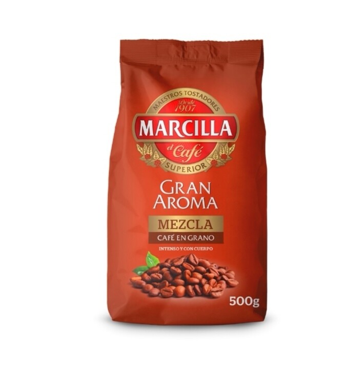 MARCILLA gran aroma mezcla café en grano 500 g