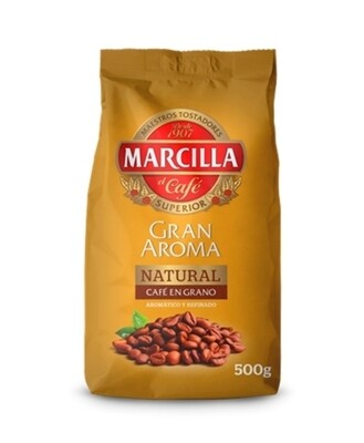 MARCILLA gran aroma natural café en grano 500 g