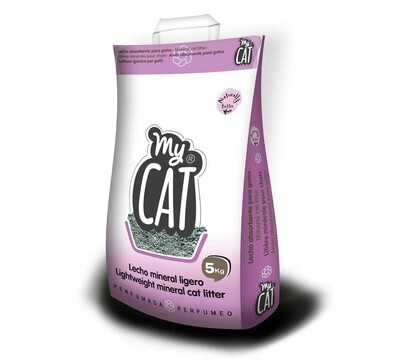 Arena absorbente gatos MY CAT 5 kg