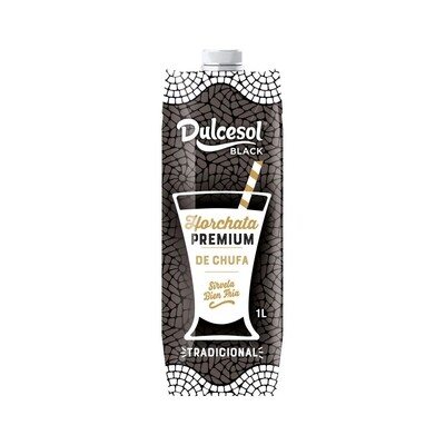 Horchata de chufa premium 1L DULCESOL BLACK