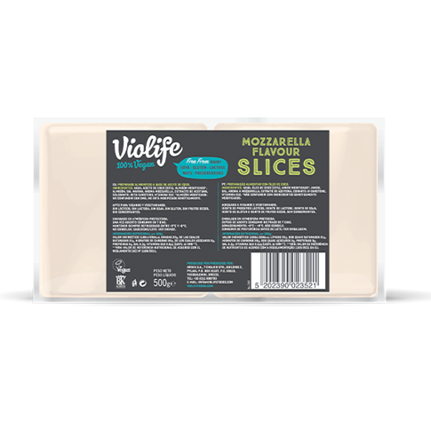 Lonchas VIOLIFE sabor mozzarella 500 g