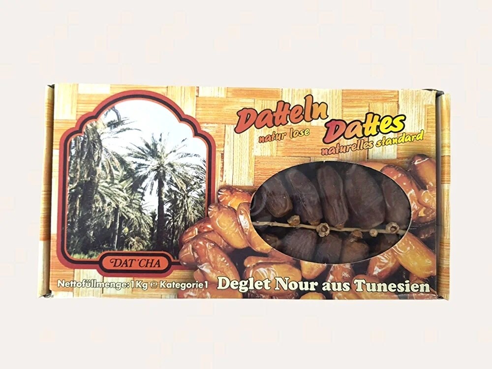 Dátiles naturales en rama de Túnez 1 kg