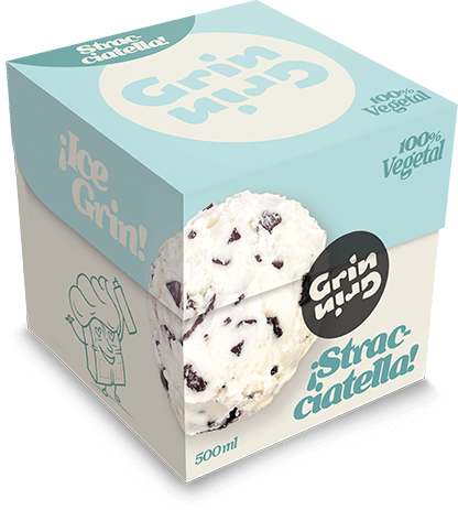 Helado vegano GRIN GRIN stracciatella 500 ml