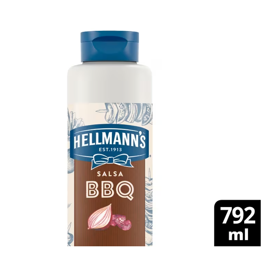 Salsa barbacoa dulce Hellmann's 792 g