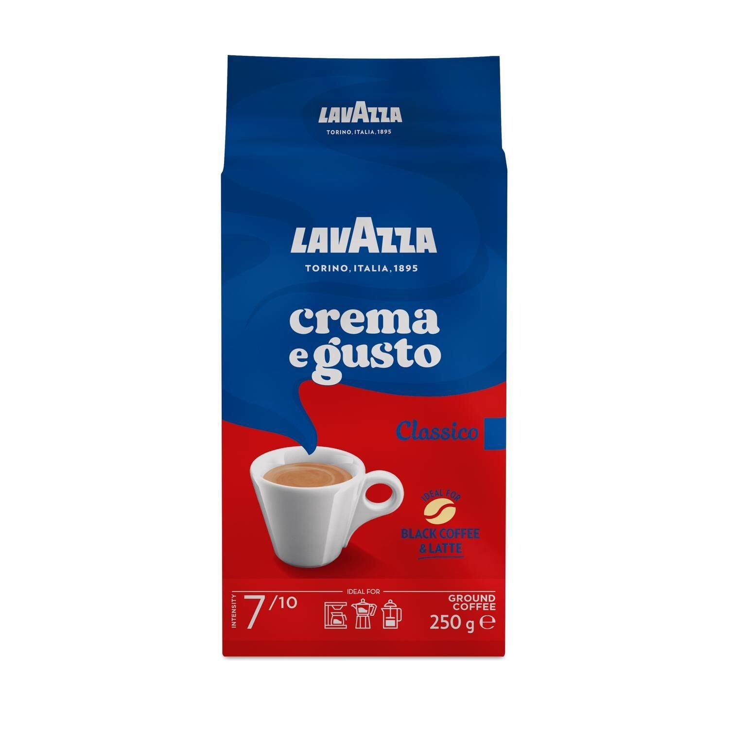 Café molido LAVAZZA Crema e gusto 250 g