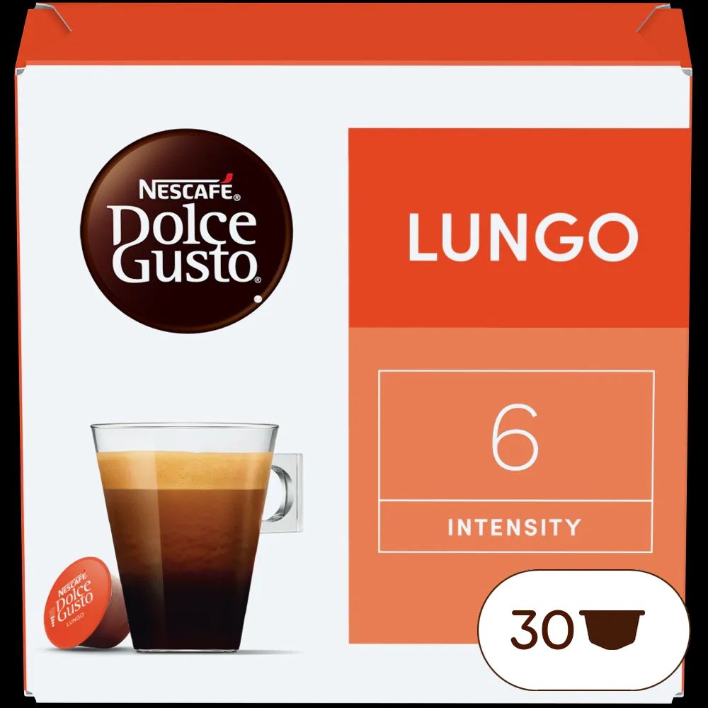 Dolce Gusto café lungo 30 cápsulas