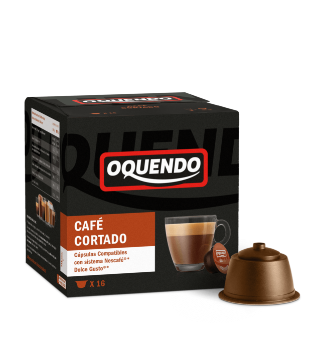 OQUENDO cápsulas dolce gusto café cortado 16 ud OQUENDO cápsulas dolce gusto café cortado 16 ud