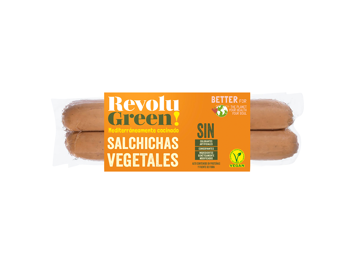 REVOLUGREEN ! Salchichas vegetales 1 kg REVOLUGREEN ! Salchichas vegetales 1 kg