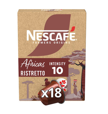 Nescafé farmers origins café Africas 18 cápsulas