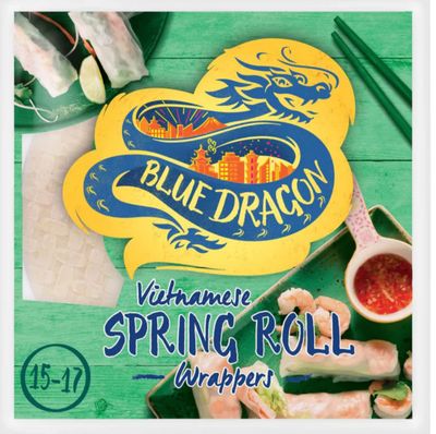 Rollitos sin gluten wrap BLUE DRAGON bolsa 134g Rollitos sin gluten wrap BLUE DRAGON bolsa 134g