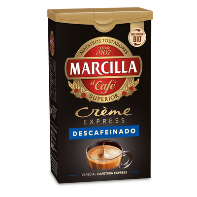 Marcilla café crème express descafeinado molido 200 g