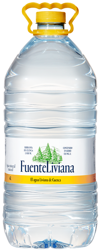 Agua Fuente Liviana 6L caja 3 ud