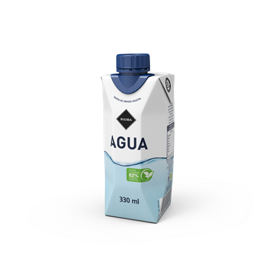 Agua rioba Brick 33 cl caja 24 ud