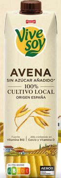 VIVESOY bebida de avena brik 1L