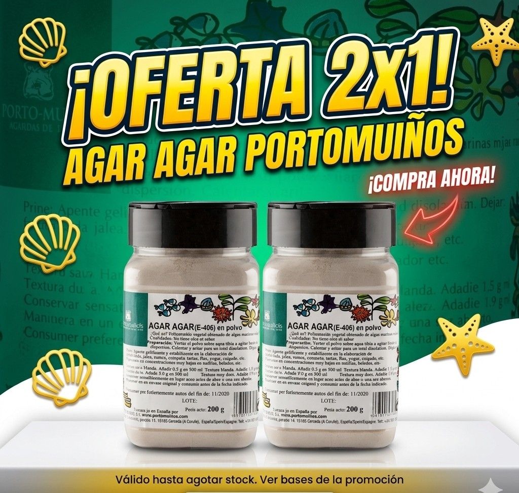 Oferta: 2x1 Agar agar polvo 200g