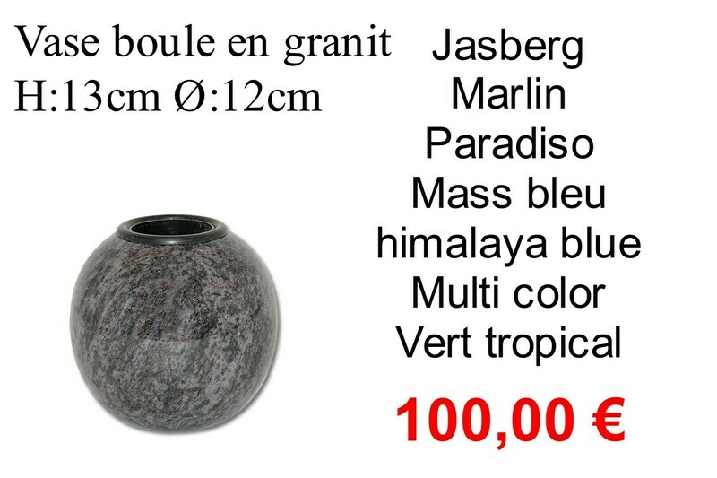 Vase boule petit hors frais d&#39;emballages et livraison 12,50 € par commande