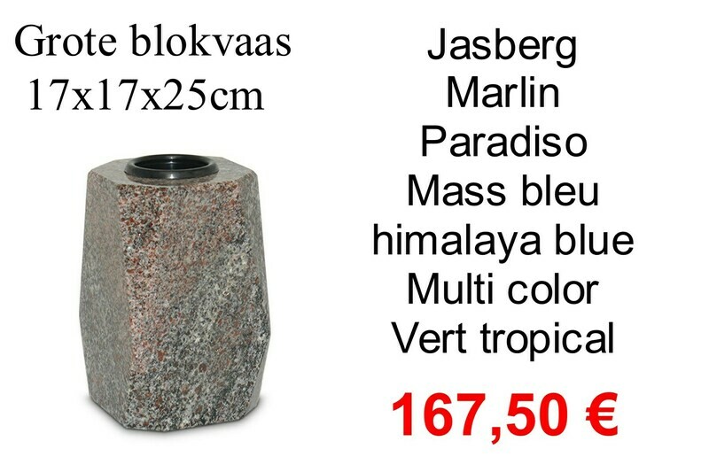 Grote blok hors frais d&#39;emballages et livraison 12,50 € par commande