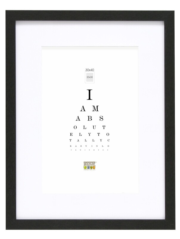 Cadre photo noir avec passe-partout blanc
S66KF2 P1