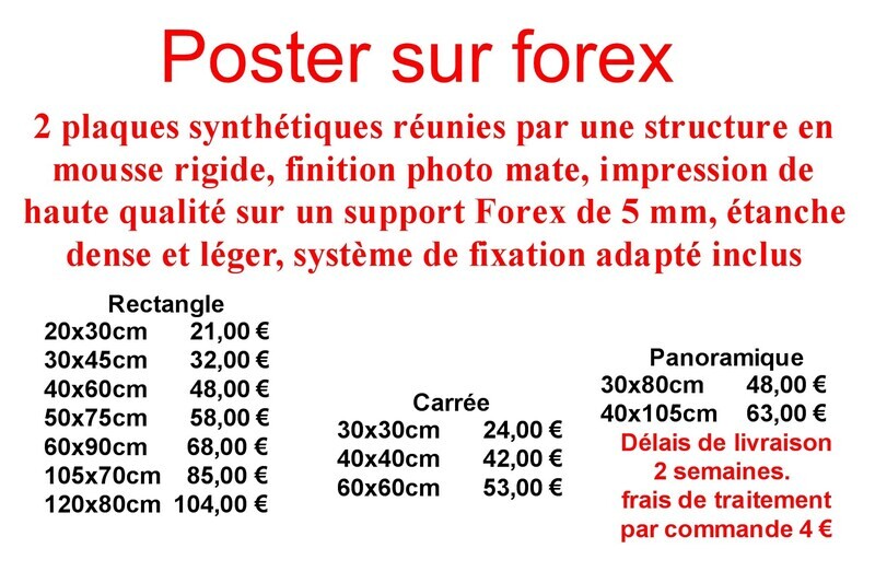 poster sur forex  à partir de 25,00 €