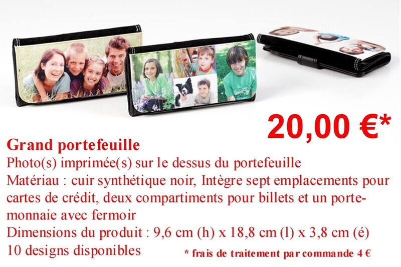 Grand porte feuille