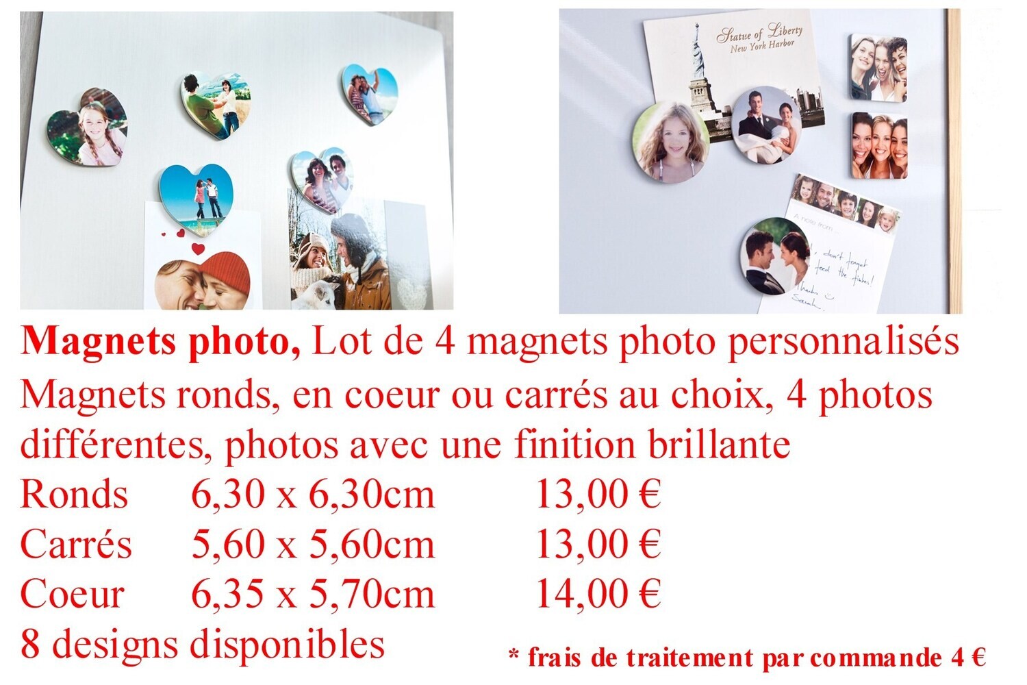 Magnet photos à partir de 17,00 €