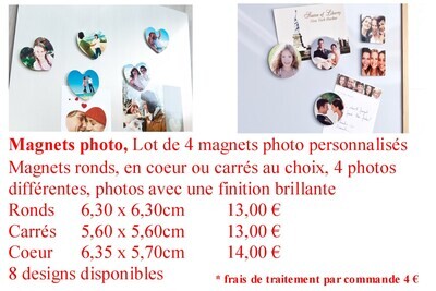 Magnet photos à partir de 17,00 €