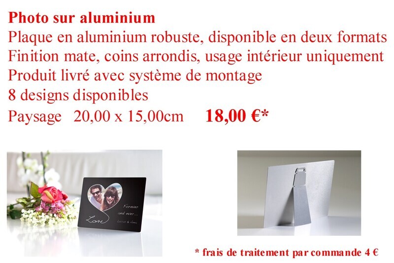 Photo sur aluminium