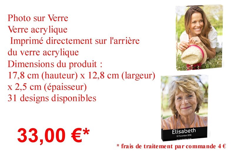 Photo sur verre acryl