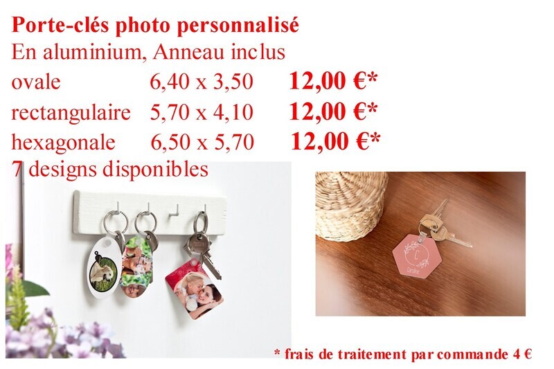Porte clé alu