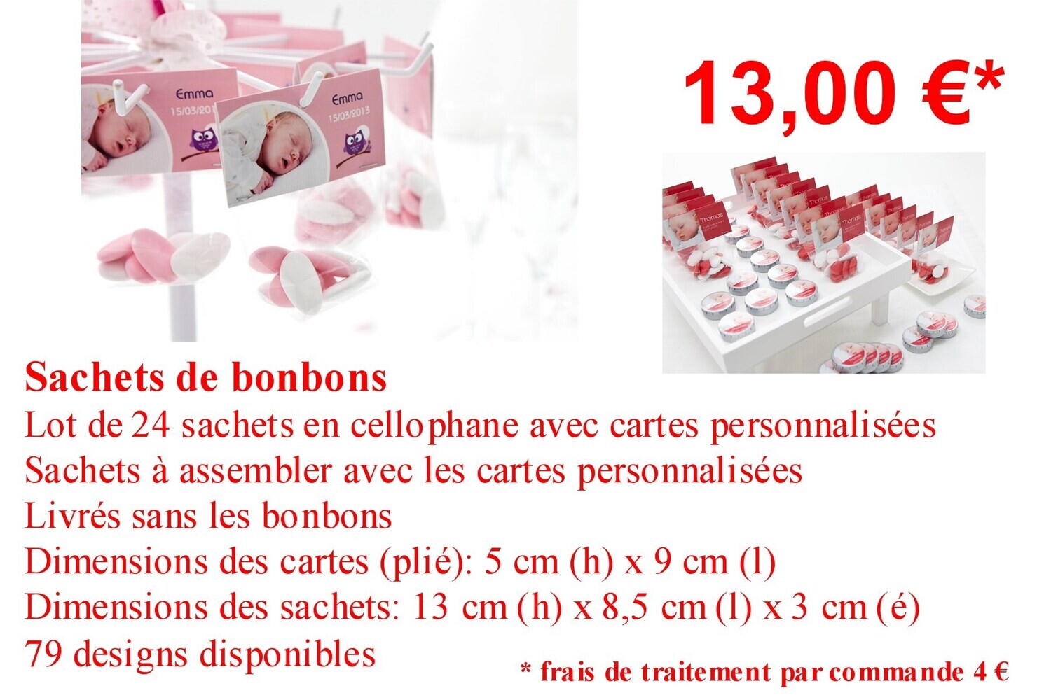 Sachets de bonbons