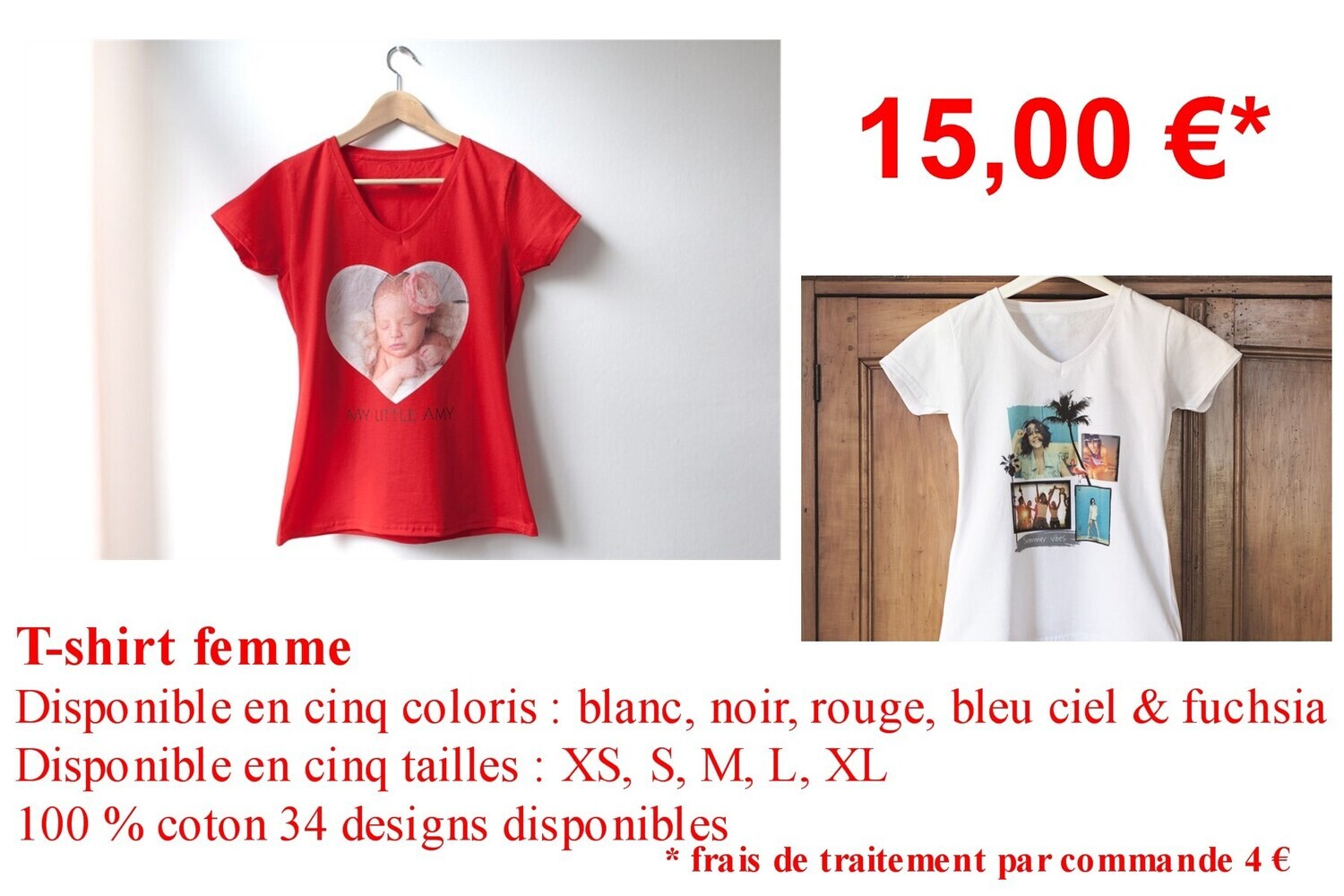 T-shirt dame