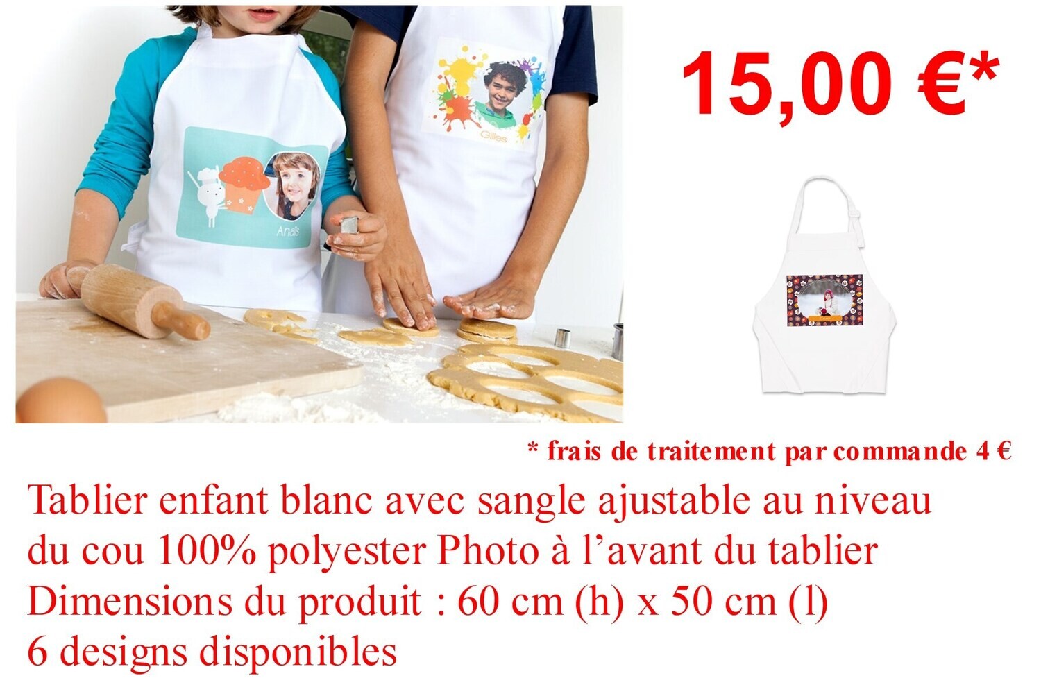 Tablier enfant