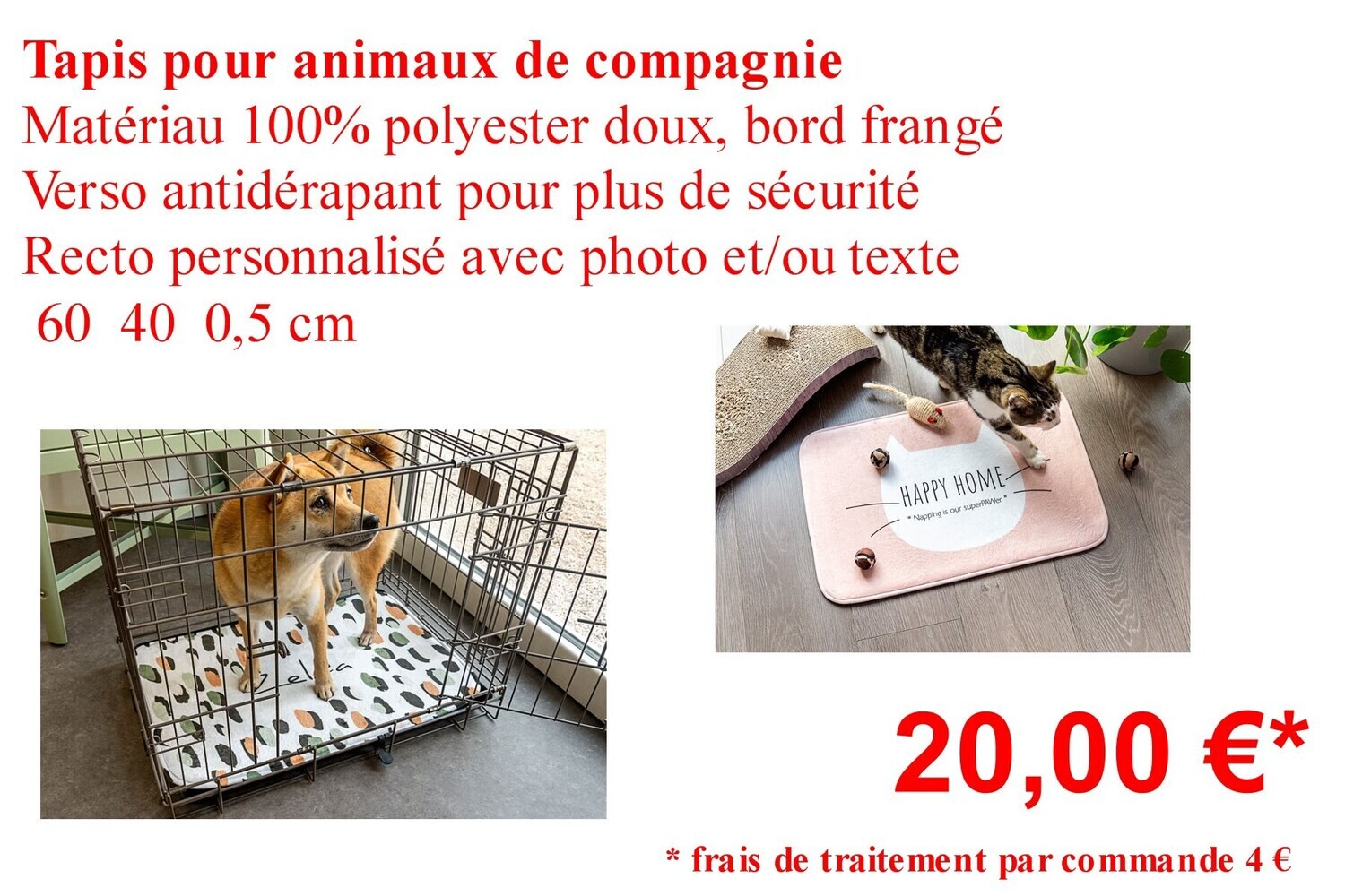 Tapis animaux