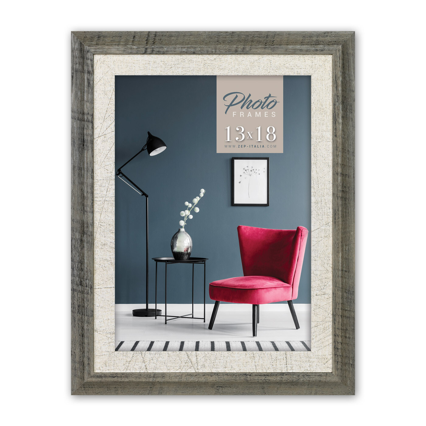 CADRE ENNA GRIS 10X15
