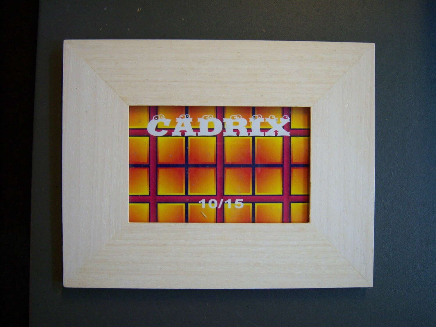Cadre bois clair à poser